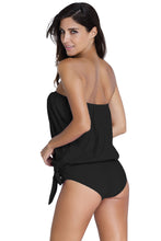 Traje de baño tankini bandeau de 2 piezas