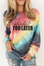 Ombre Blue Tie-dye Sweatshirt