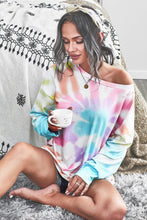 Tie Dye Pullover Long Sleeve Top