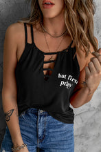 Ladder Hollow-out Tank Top