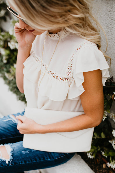 Flutter Ruffled Top