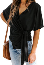 Short Sleeve Wrap Top