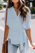 Short Sleeve Wrap Top