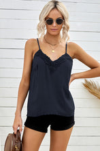 Crochet V Neckline Slip Tank Top