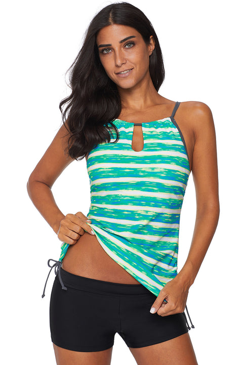 Print Tankini Swimwear