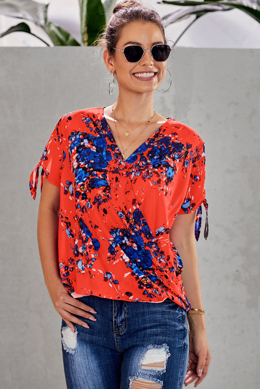 Floral Twist Top