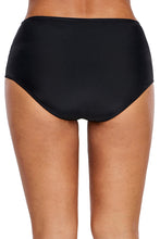 Strappy Lace Panel Aside Swim Bottom