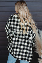 Fringed Plaid Print Shacket