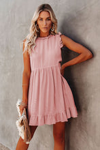 Pocketed Ruffle Babydoll Dress