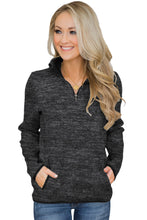 Quarter Zip Pullover Sweatshirt