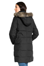 Toggle Button Quilted Coat for Women