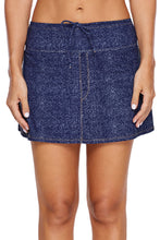 Denim Look Swim Skirt