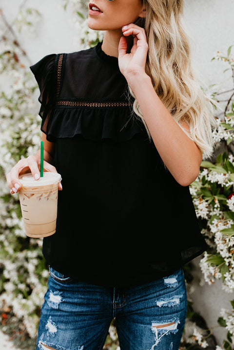 Flutter Ruffled Top