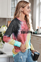 Ombre Blue Tie-dye Sweatshirt