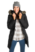 Toggle Button Quilted Coat for Women