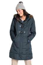 Toggle Button Quilted Coat for Women