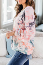 Multicolor Tie Dye Long Sleeve Top