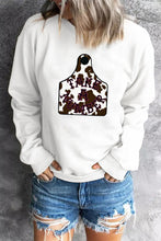 COWBOY take me away Graphic White Sweatshirt