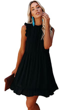 Pocketed Ruffle Babydoll Dress