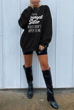 Dark Blue Oversized Solid Drop Shoulder Sweatshirt