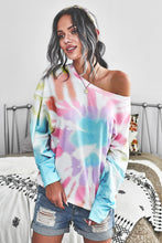 Tie Dye Pullover Long Sleeve Top