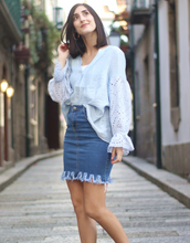 Rekindle Eyelet Button Down Top