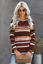 Plain Knit Long Sleeve Top