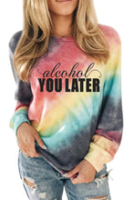 Ombre Blue Tie-dye Sweatshirt