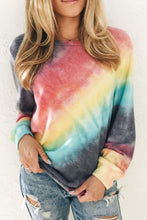 Ombre Blue Tie-dye Sweatshirt