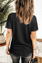 Whale Tail Mountain Graphic Print Short Sleeve Graphic Tee