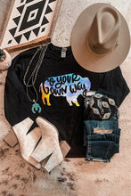 COWBOY take me away Graphic White Sweatshirt