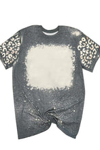 Bleached Leopard Short Sleeve T-shirt - HannaBanna Clothing