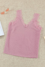 Eyelash V Neck Cami Tank Top