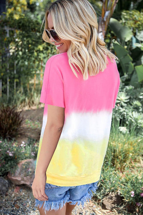 Accent Colorblock T-shirt - HannaBanna Clothing